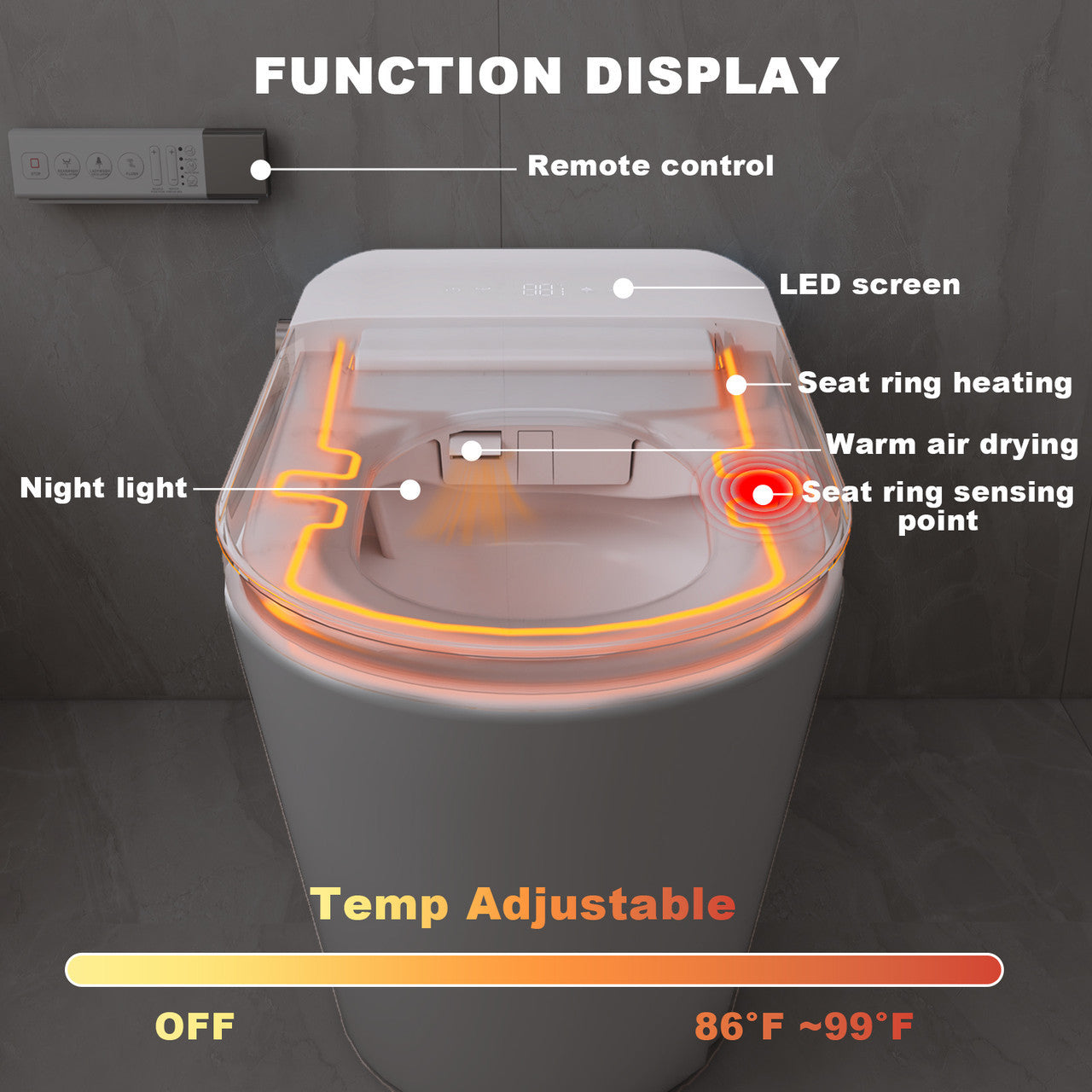 Smart Toilet with Bidet T6805